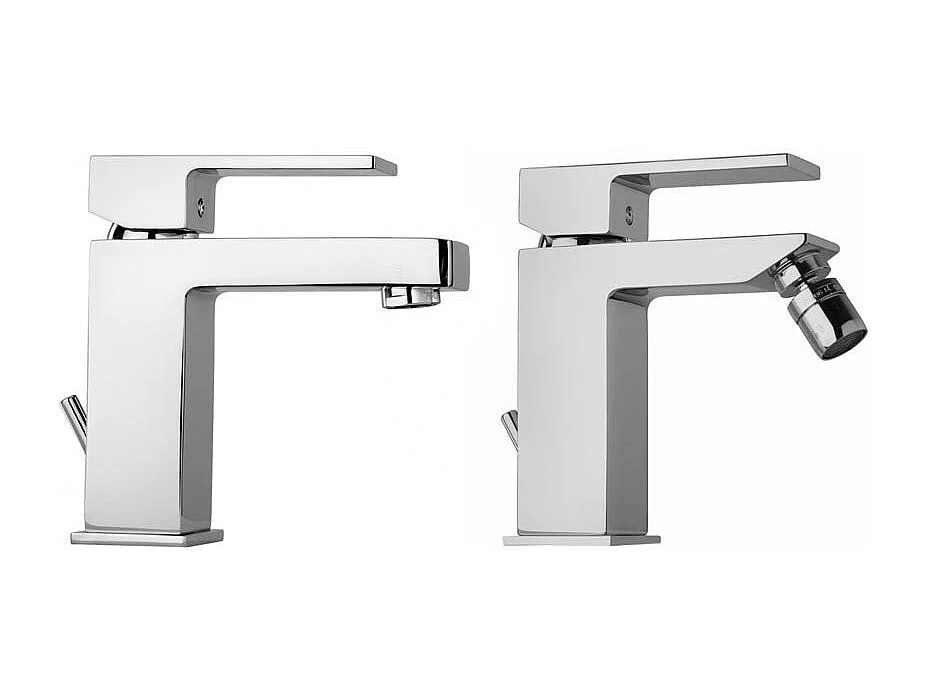 Set De 2 Robinetterie De Salle De Bain Lavabo Et Bidet | Infinity