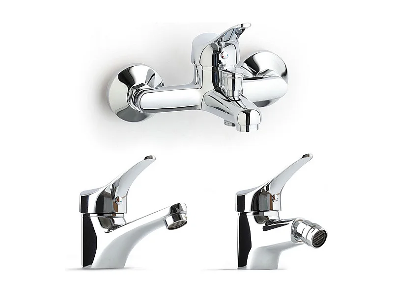 Set De Robinetterie De Salle De Bains 3 Pièces - Lavabo, Bidet, Baignoire | Cembra