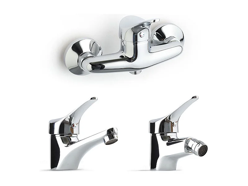 Set Complet De Robinetterie De Salle De Bains Lavabo, Bidet, Externe De Douche | Cembra