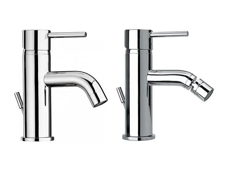 Paire De Robinetterie De Design Pour Salle De Bains Lavabo Et Bidet | Salice