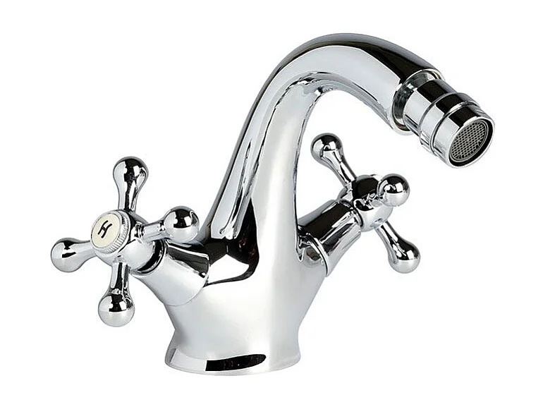 Robinetterie De Bain Rétro Lavabo + Bidet + Groupe Externe De Douche | Narciso