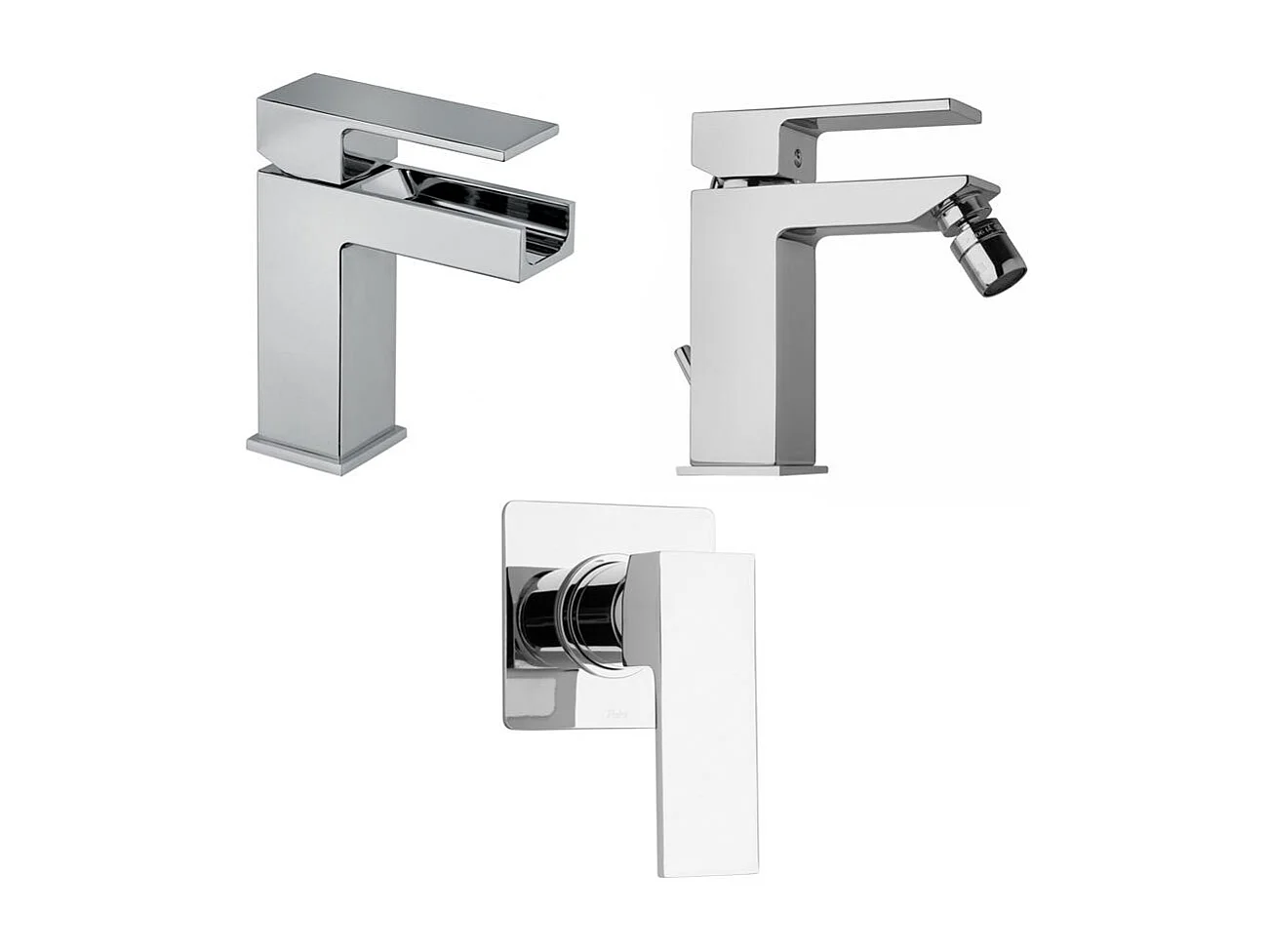 Robinetterie De Bain Lavabo Et Bidet À Cascade, Bidet Et Encastrement Douche | Infinity