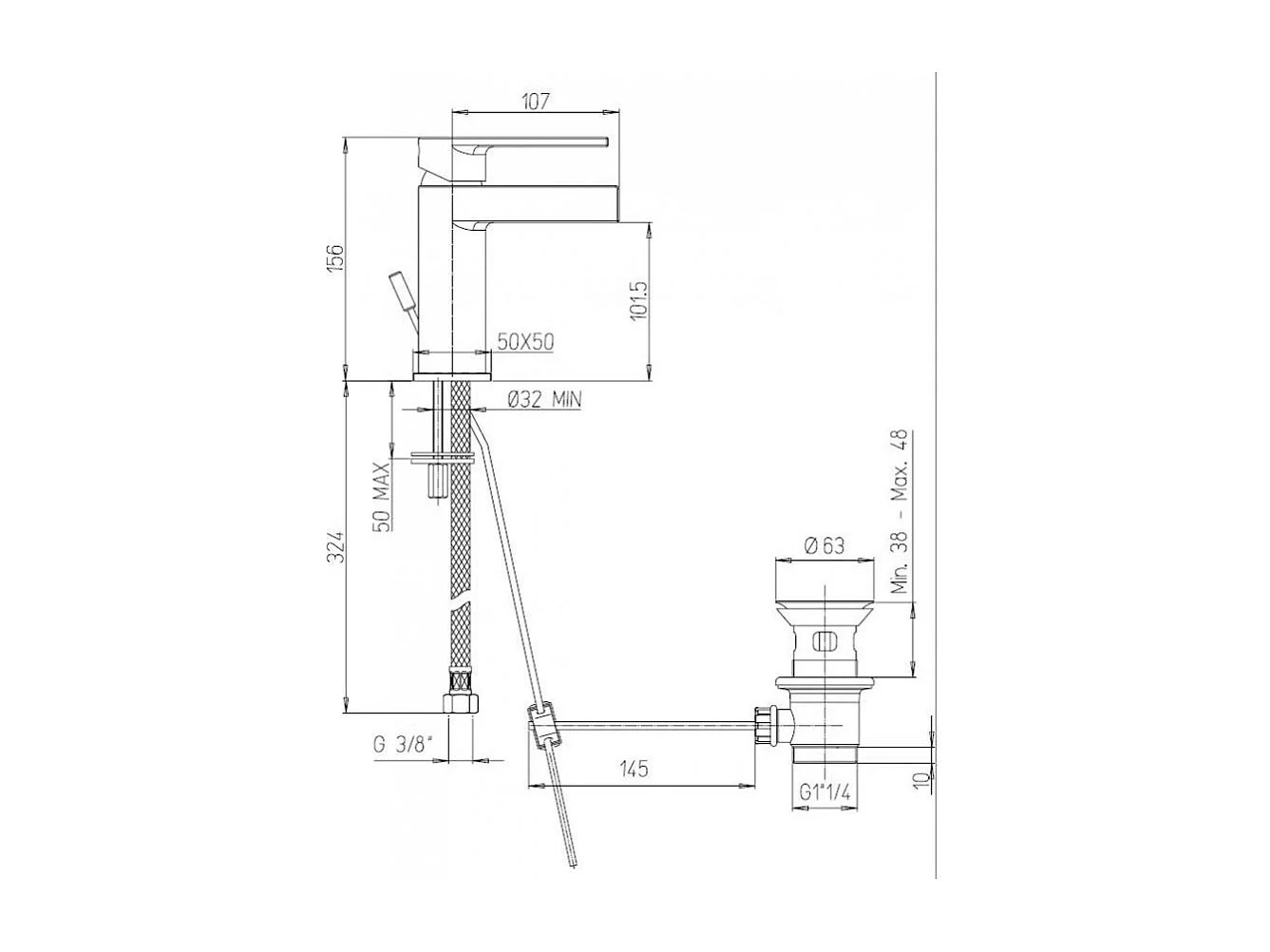 Robinetterie De Bain Lavabo Et Bidet À Cascade, Bidet Et Encastrement Douche | Infinity