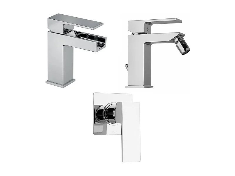 Robinetterie De Bain Lavabo Et Bidet À Cascade, Bidet Et Encastrement Douche | Infinity