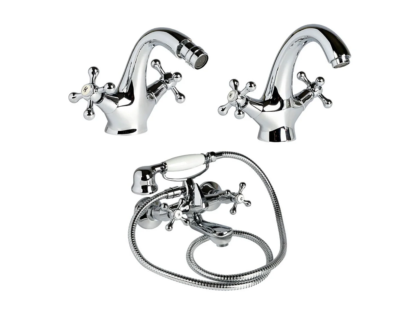 Robinetterie De Bain Dans Le Style Rétro Pour Lavabo Bidet Et Baignoire | Narciso