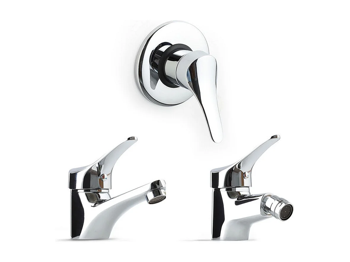 Set De Mitigeurs Pour La Salle De Bains, Lavabo, Bidet Et Encastrement De Douche | Cembra
