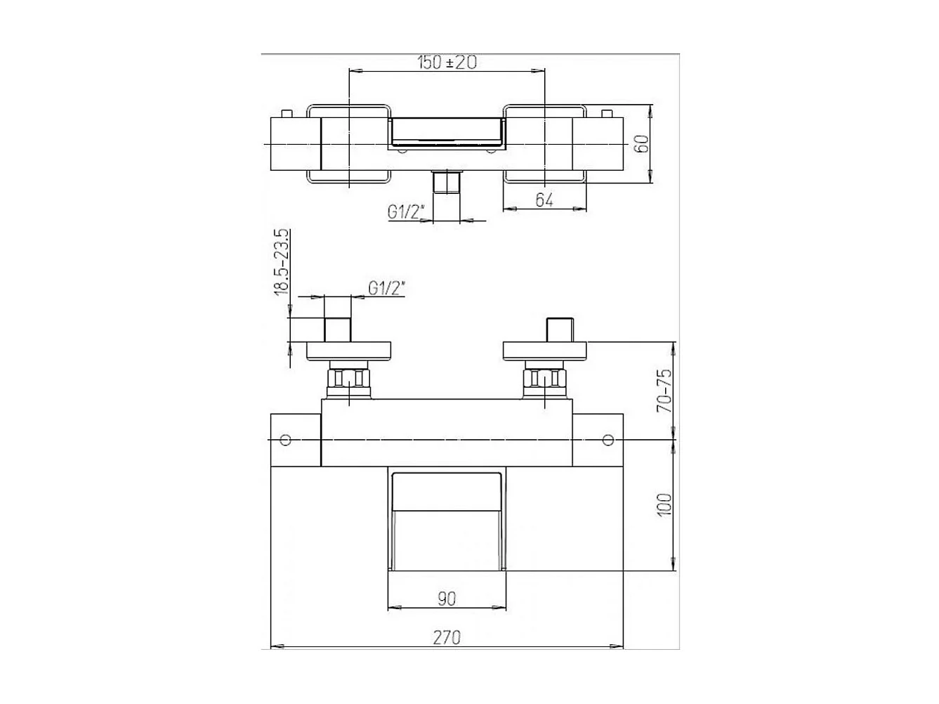 Robinetterie À Cascade Pour Lavabo, Bidet Et Baignoire | Infinity
