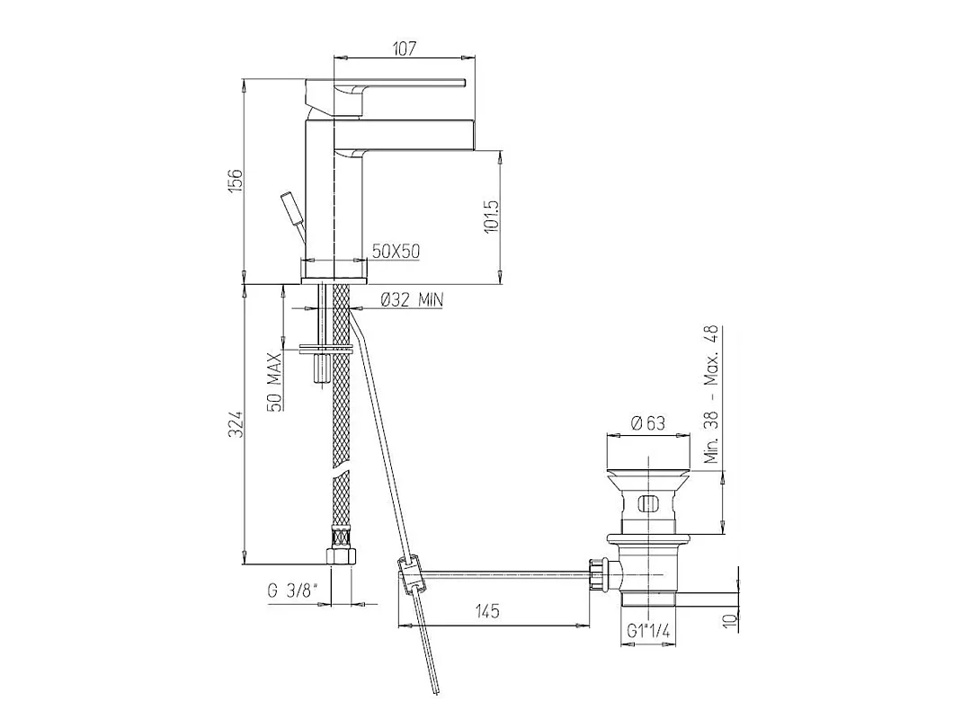 Robinetterie À Cascade Pour Lavabo, Bidet Et Baignoire | Infinity