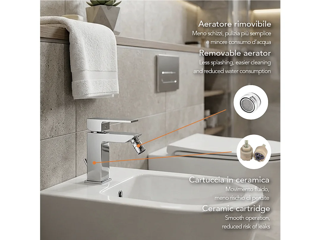 Robinetterie À Cascade Pour Lavabo, Bidet Et Baignoire | Infinity