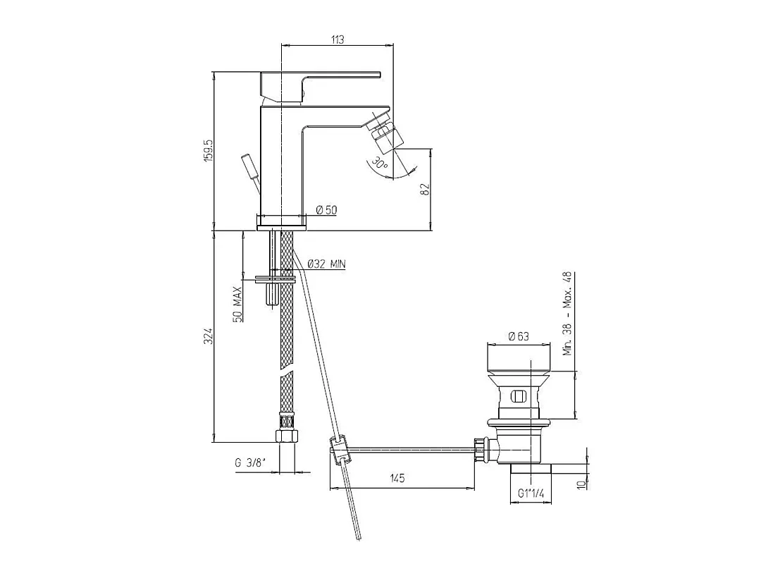 Robinetterie À Cascade Pour Lavabo, Bidet Et Baignoire | Infinity