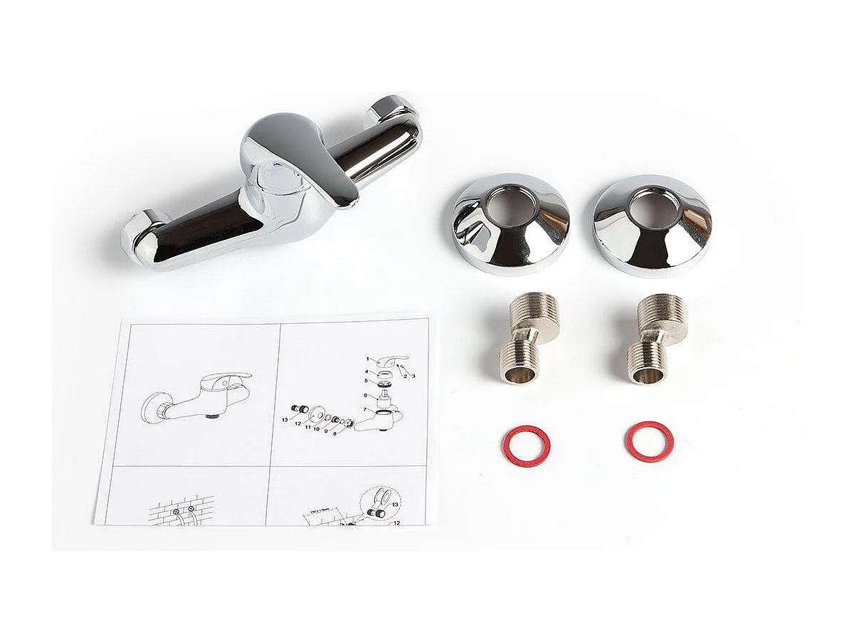 Set Robinetterie De Bain Pour Lavabo, Bidet Et Groupe Externe De Douche | Enter