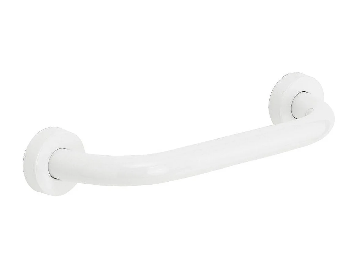 Poignée De Salle De Bains 30 Cm En Acier Inoxydable Blanc