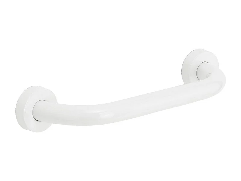 Poignée De Salle De Bains 30 Cm En Acier Inoxydable Blanc