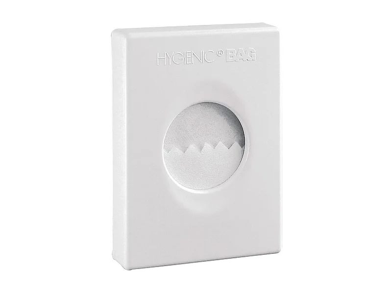 Porte-Sac De Toilette Mural Pour Salle De Bain Blanc