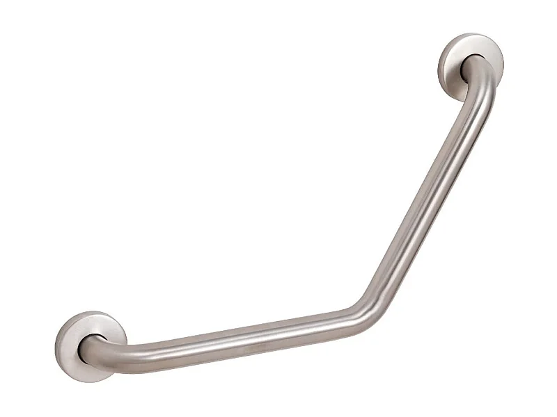 Barre D'appui D'angle Chrome Brossé | Loto