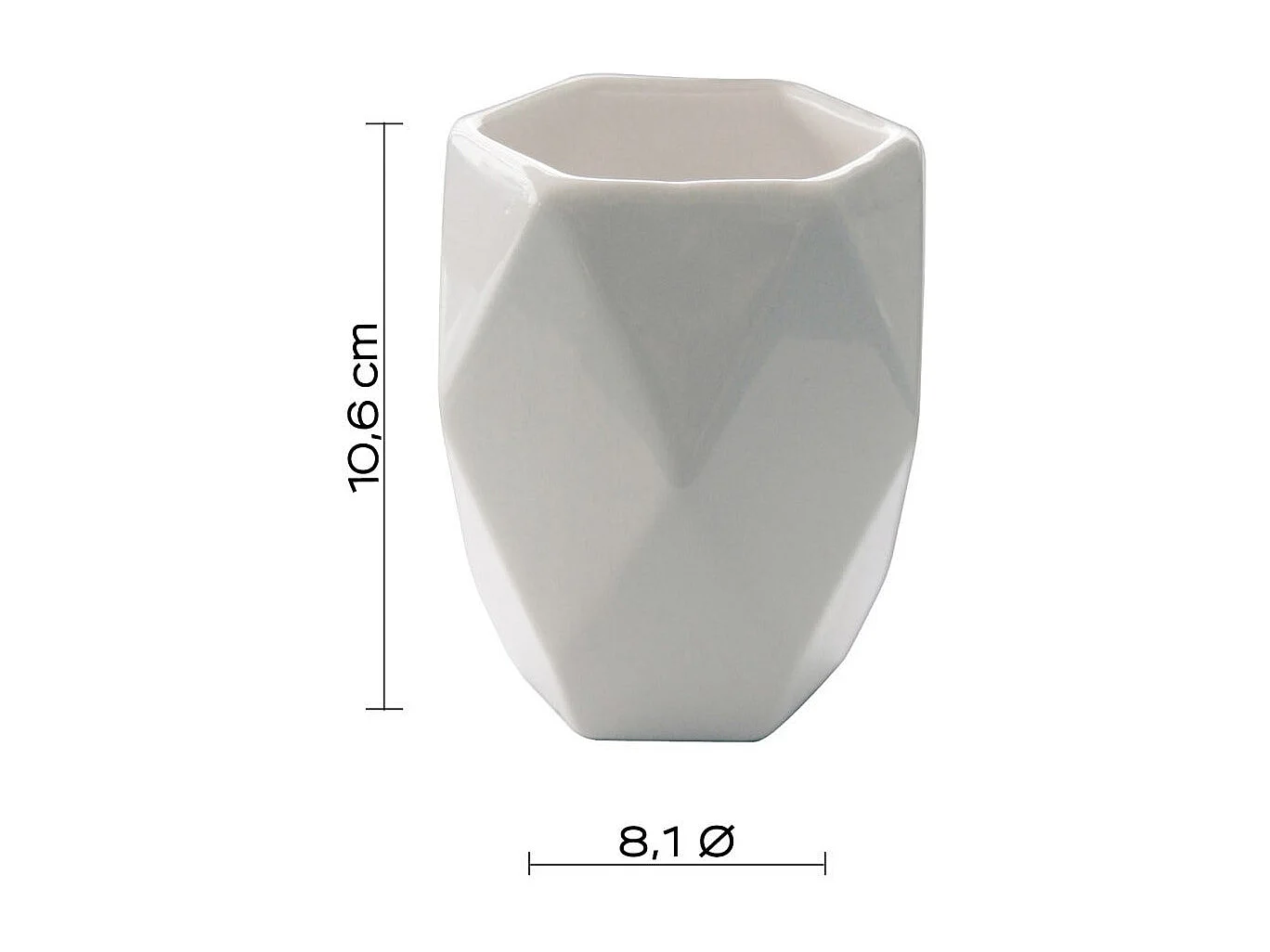 Ensemble D'accessoires De Salle De Bains 4 Pcs. Céramique Blanche  | Biancospino