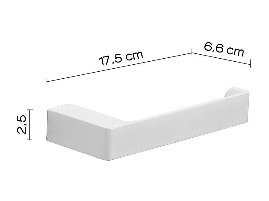 Set 4 Accessoires De Salle De Bain Blanc Mat | Giacinto