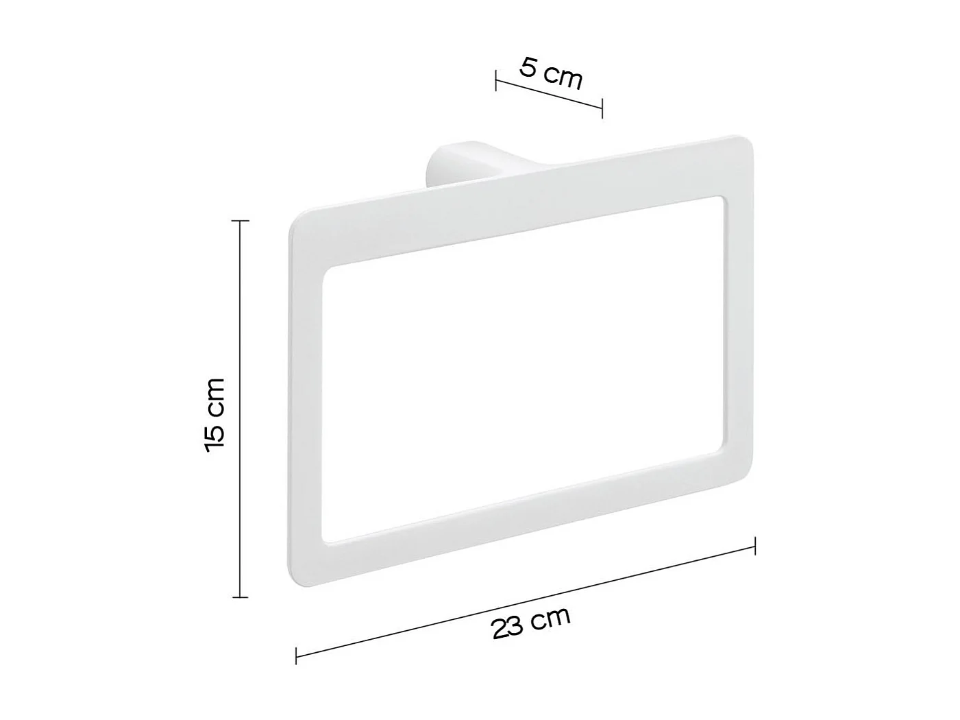 Set 4 Accessoires De Salle De Bain Blanc Mat | Giacinto