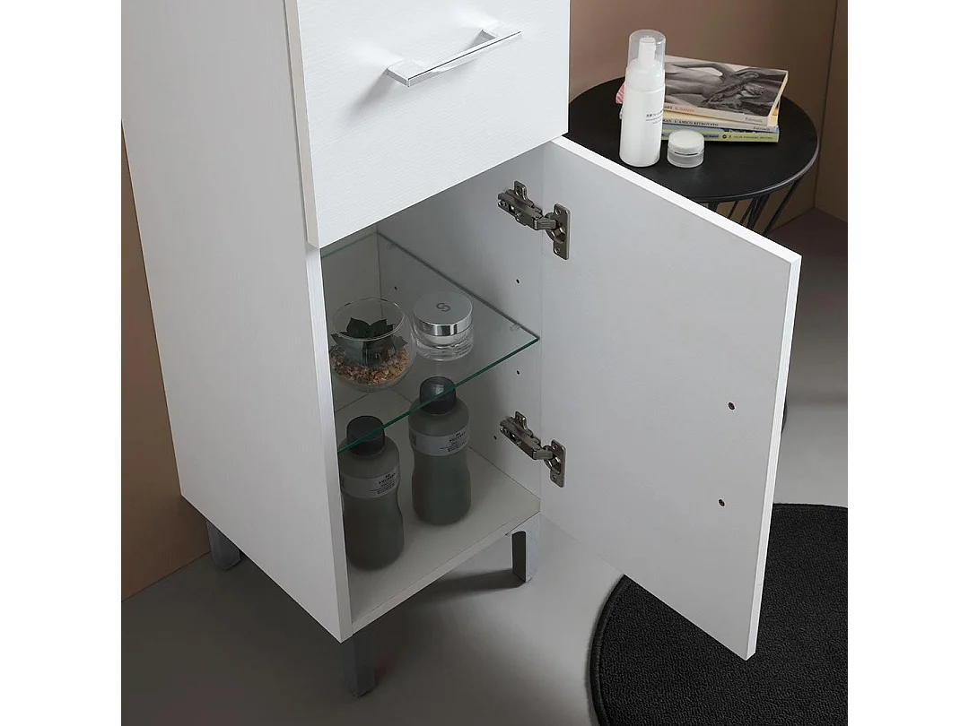 Barre D'appui Pour Salle De Bain En Acier Inoxydable De 45 Cm Pour Personnes Handicapées Blanc