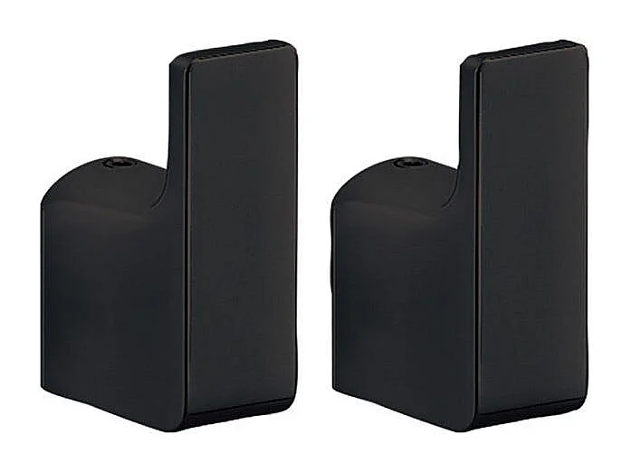 Set 4 Pcs Accessoires Muraux Salle De Bain Noir Mat  | Giacinto