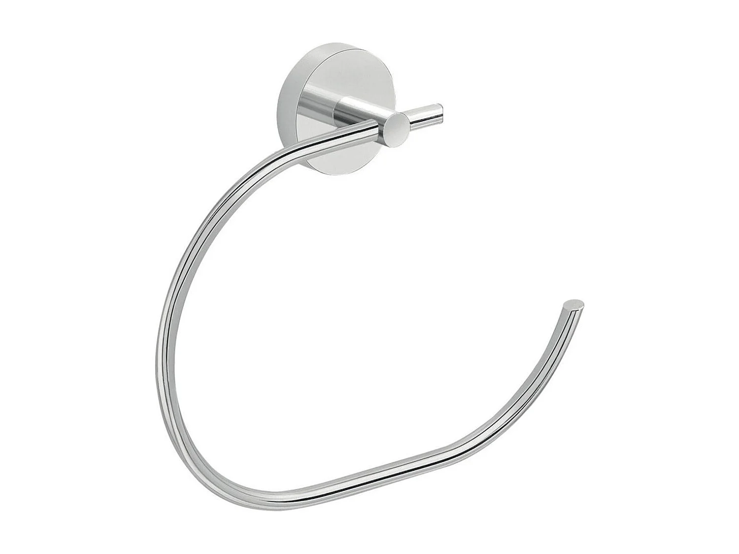 Set 4 Pcs Accessoires Muraux Pour Salle De Bain Acier Inoxydable Chrome  | Violetta