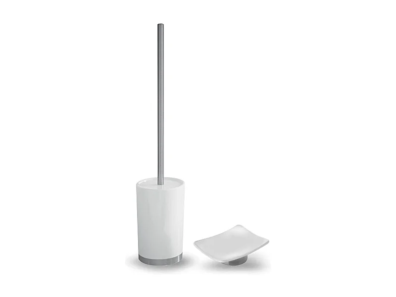 Set D'accessoires Bidet Et Wc En Céramique Blanche | Lilly