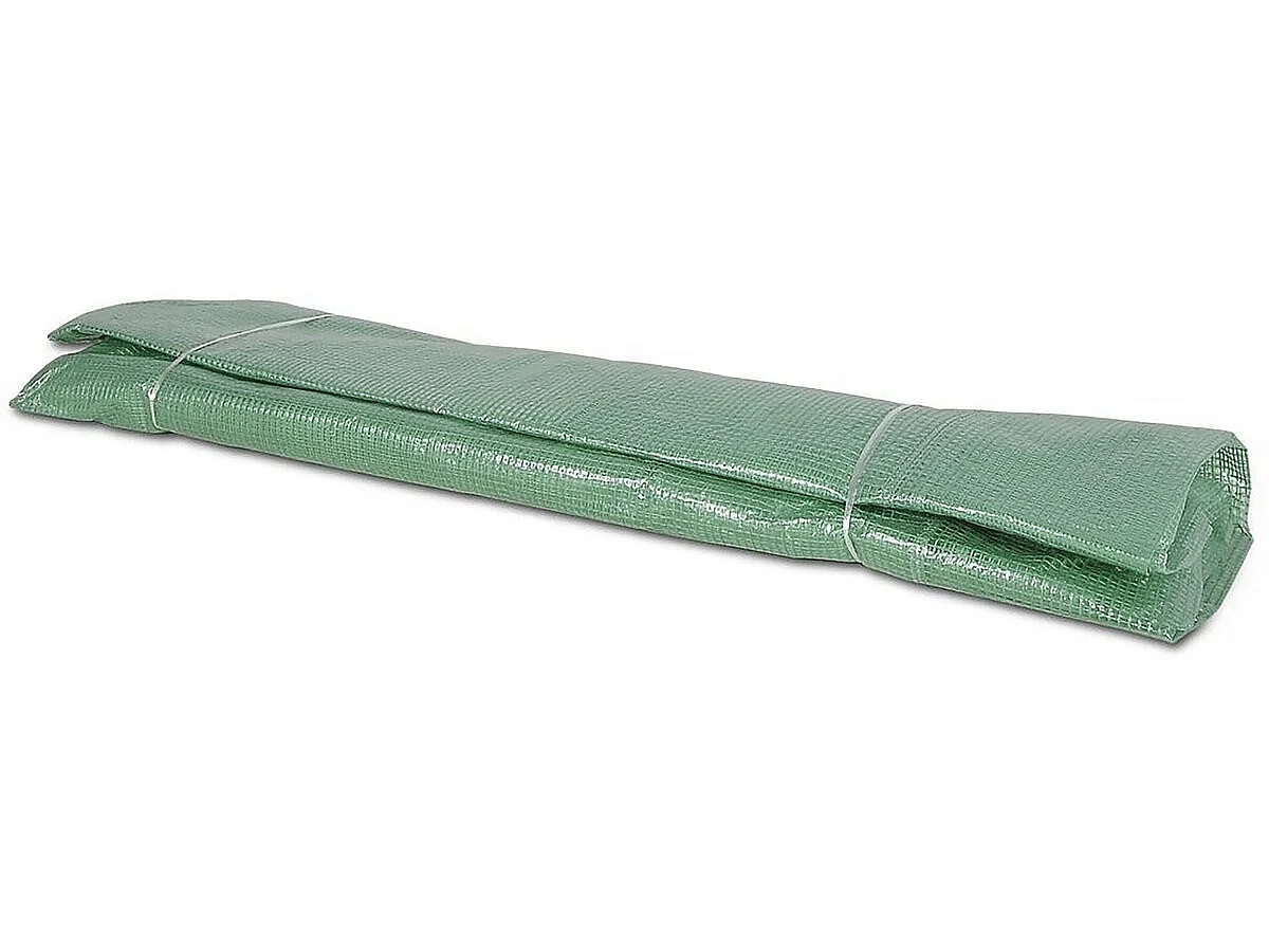 Bâche pour serre tunnel de jardin "Lys" - 18 m² - 130g - Vert
