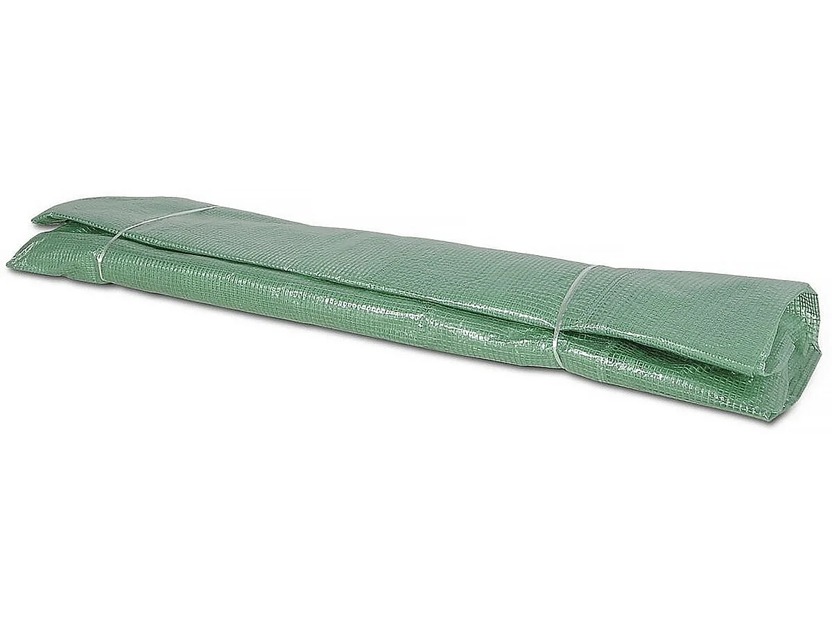 Bâche pour serre tunnel de jardin "Lys" - 18 m² - 130g - Vert