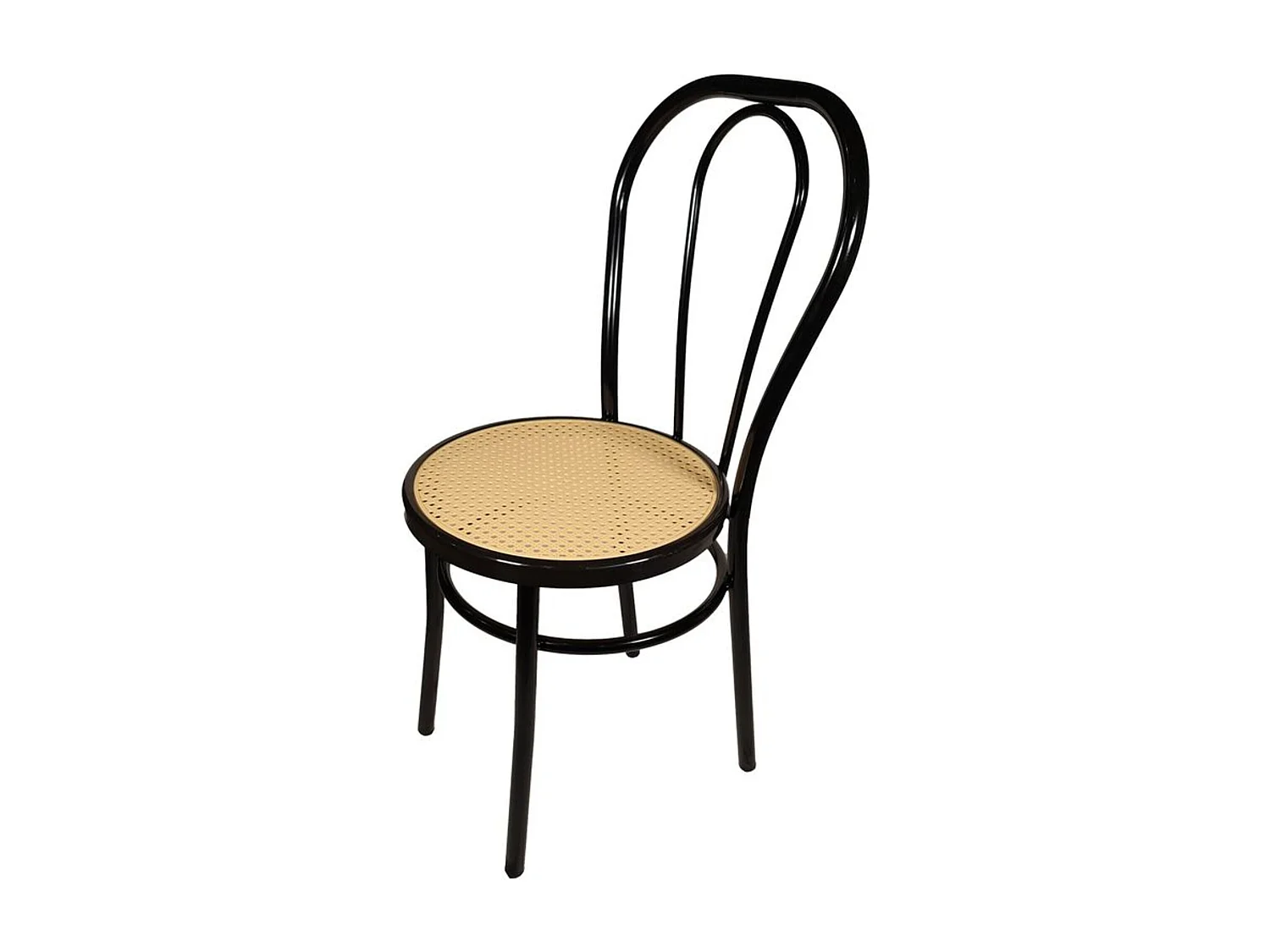Lot de 2 Chaises metallique pour Restaurant Café Hotel 42x48x46/88h cm