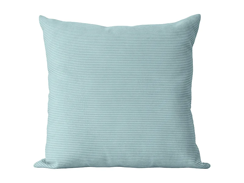 Cojín cuadrado 45x45cm pana turquesa Dune - SACASA
