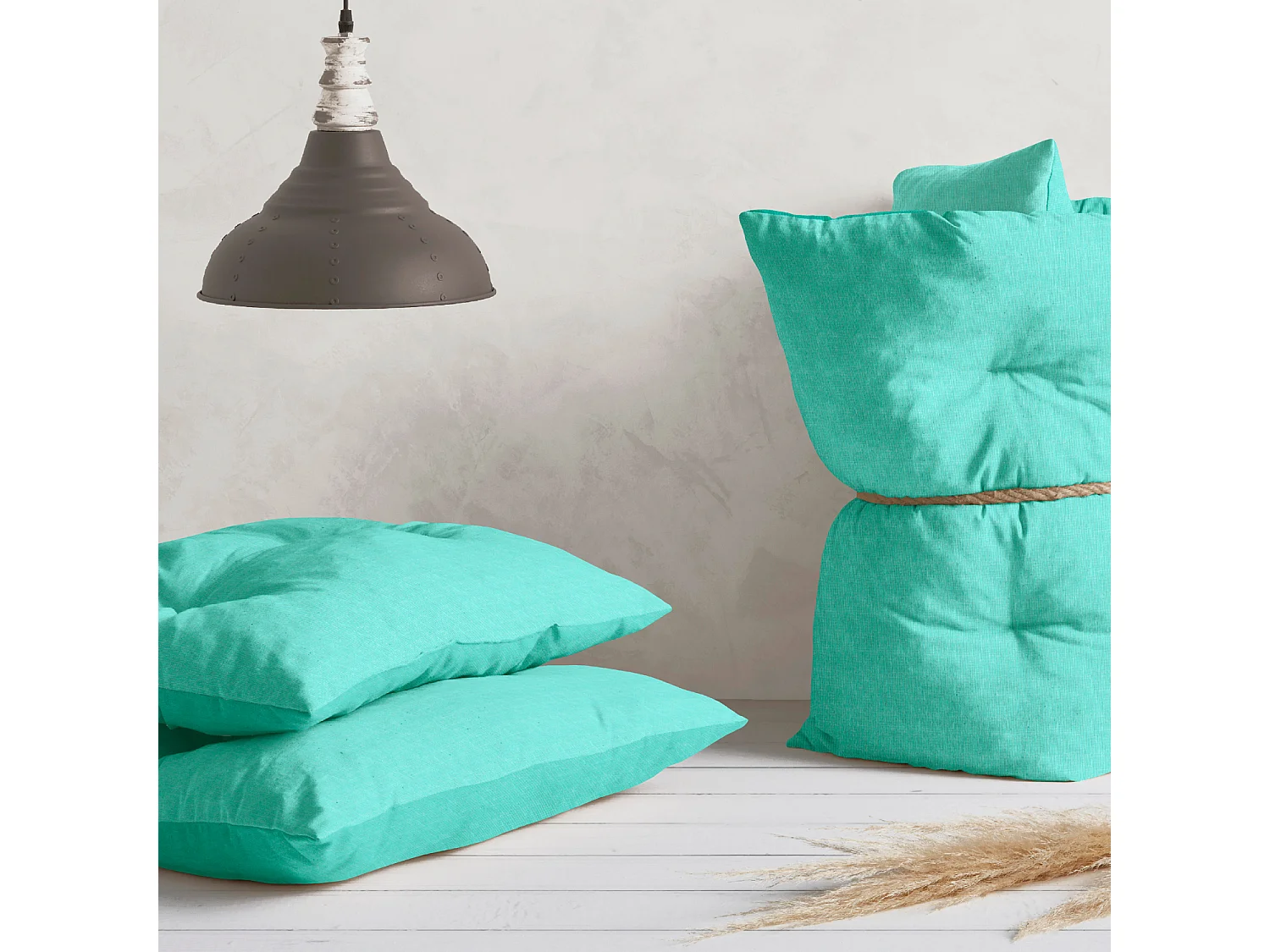 Matelas de sol 120x60cm bleu méditerranéen Guam