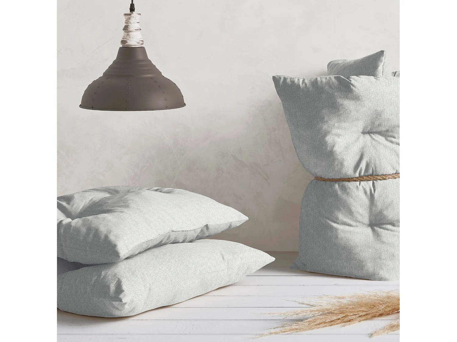 Matelas de sol 120x60cm gris Guam