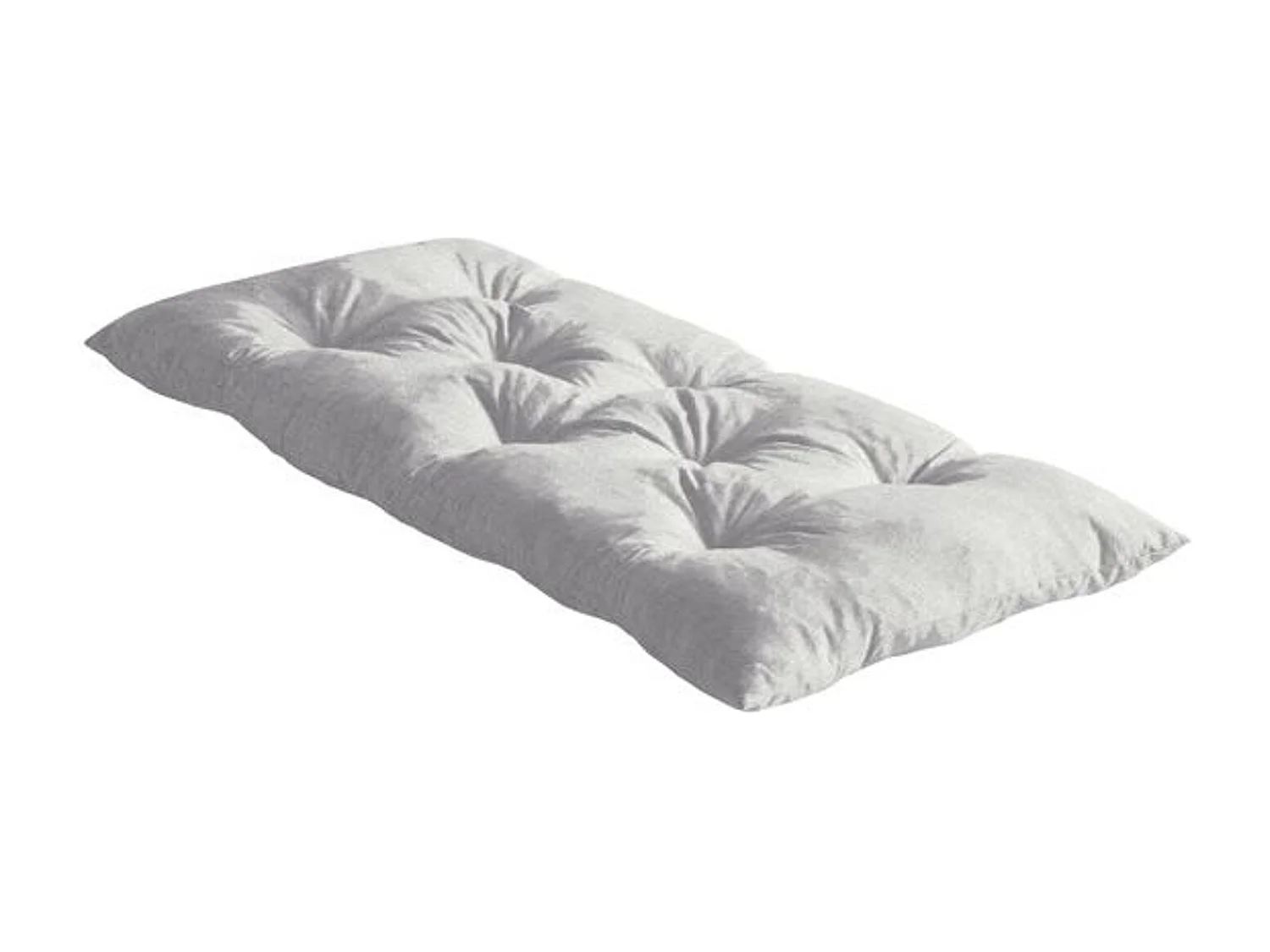 Matelas de sol 120x60cm gris Guam