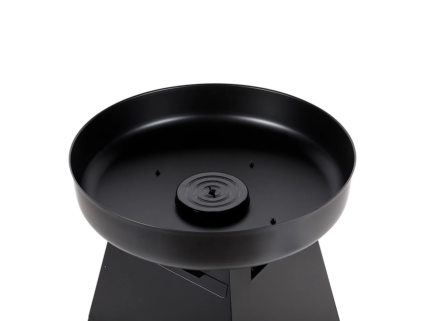 Brasero de cuisson extérieur SOMAGIC en acier laqué avec grille chromée et plaques fonte émaillée, idéal barbecue au charbon