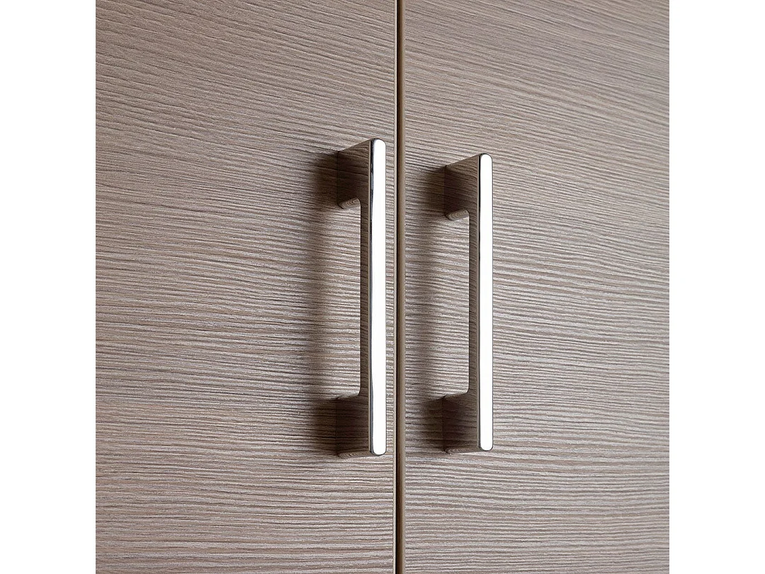 Meuble Haut De Salle De Bains 2 Portes Chêne Effet Bois Naturel | Rimini