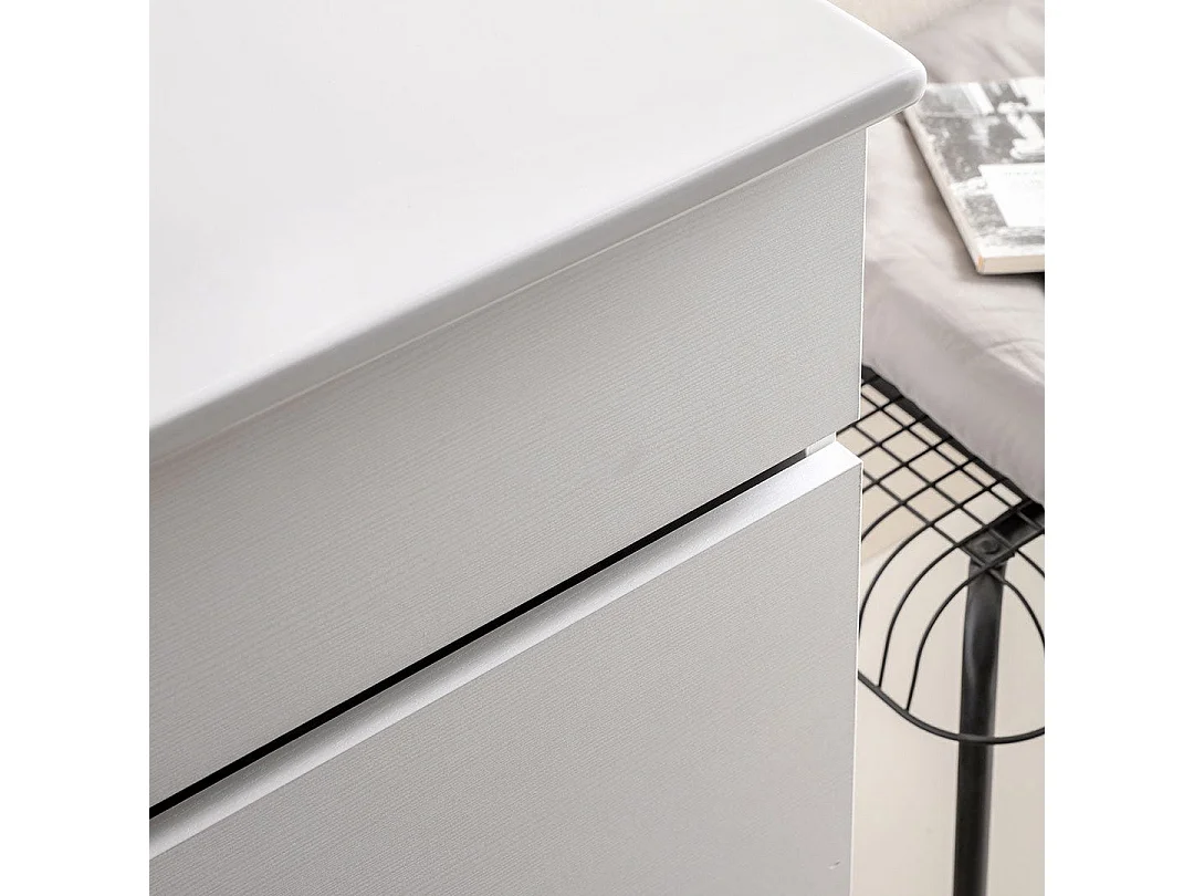 Meuble De Salle De Bains Moderne Blanc Avec Lavabo De 120 Cm Et Miroir | Sole