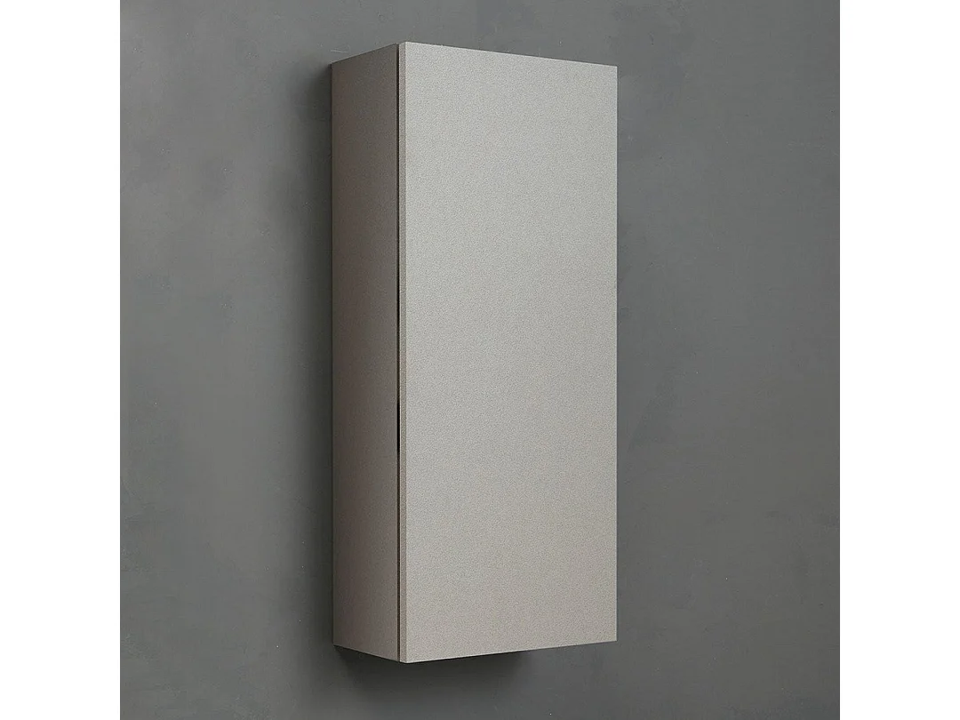 Mobilier De Salle De Bains Suspendu 150Cm Avec Tiroirs Et Meuble Suspendu Gris Perle | Valentina