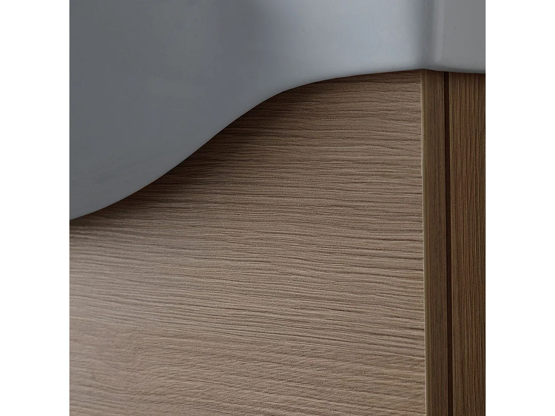 Meuble Lavabo À Poser De 65 Cm En Chêne Naturel | Rimini