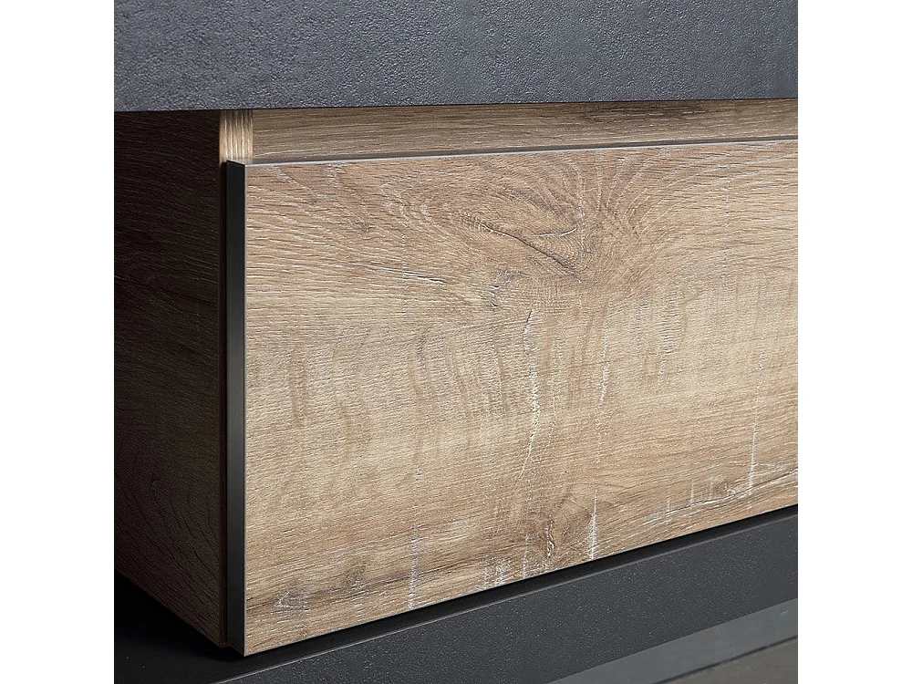 Meuble De Salle De Bains Suspendu 120 Cm Modèle Modulable Avec Lavabo D'ameublement | Valentina