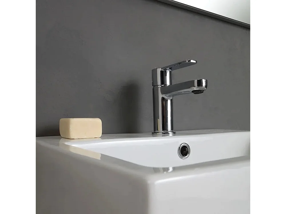 Mobilier De Salle De Bains 120Cm Avec 4 Portes Chêne Naturel Double Vasque | Valentina