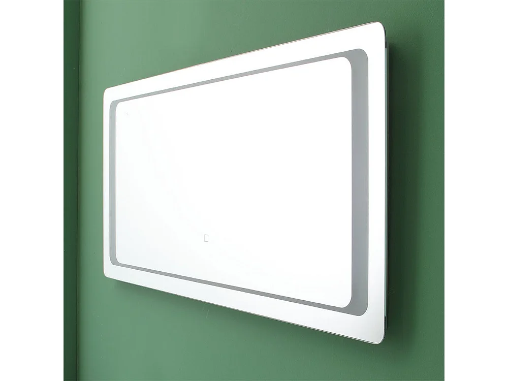 Meuble Avec Tiroirs Pour Salle De Bain 120Cm Et Miroir Avec Led Tactile | Madrid