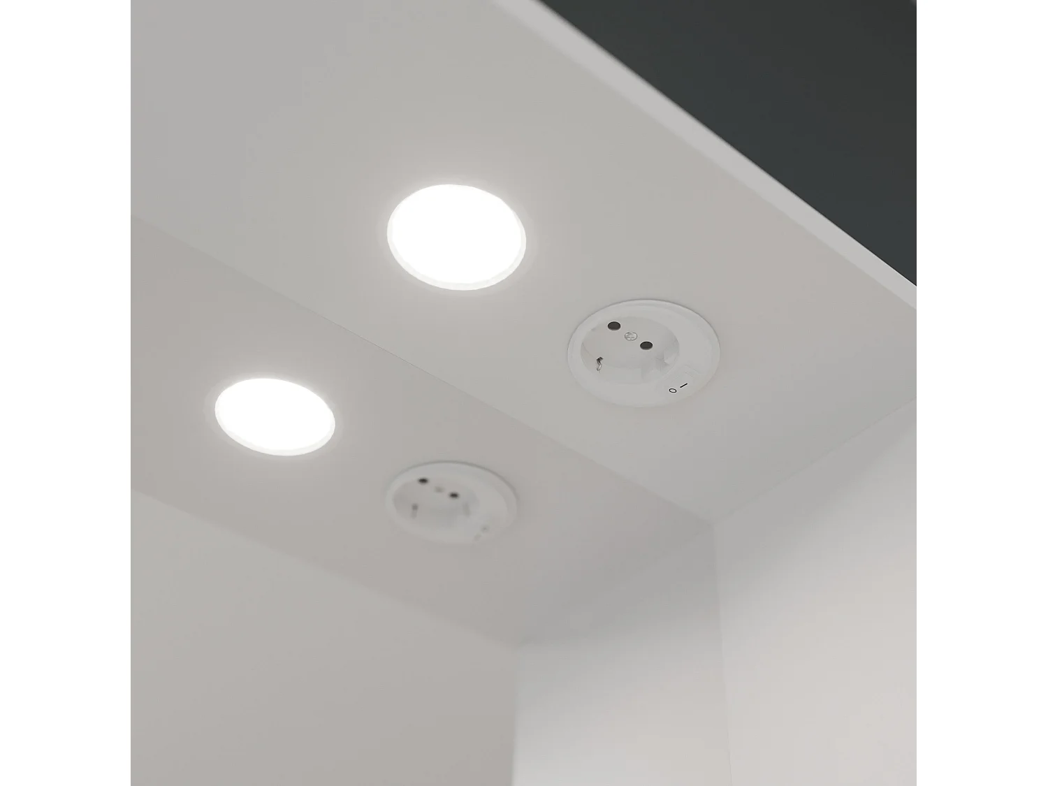 Meuble-Lavabo Salle De Bains 86 Cm, Miroir-Armoire Couleur Blanc