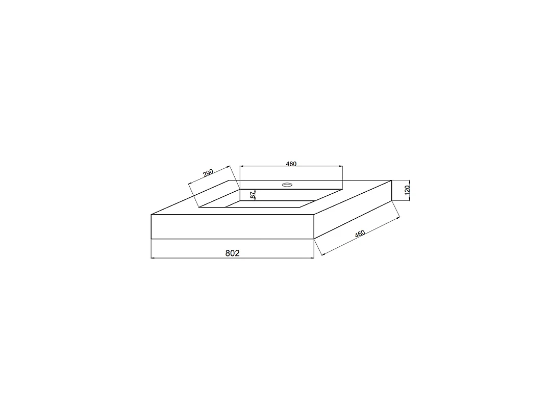 Meuble De Salle De Bain Mural De 120 Cm Avec Tiroirs Gris Foncé Et Lavabo Hpl | Diamante