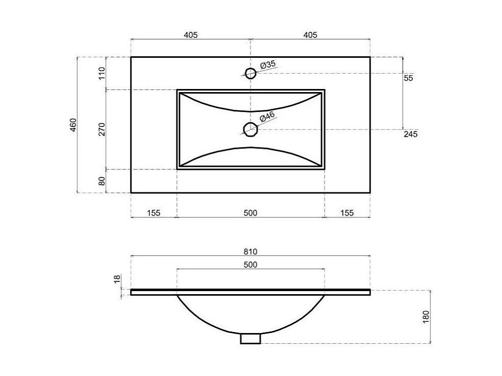 Armoire De Salle De Bains Murale En Chêne De 80 Cm Avec Portes | Venezia