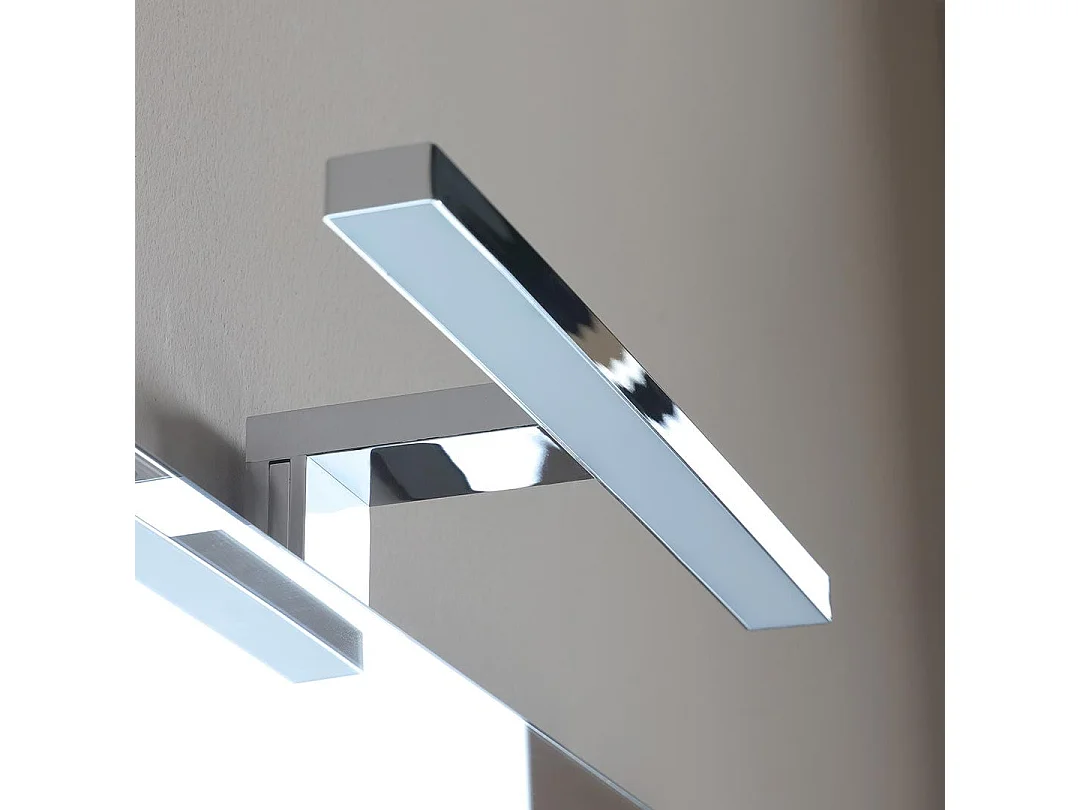 Meuble De Salle De Bains Au Sol 65 Cm Effet Bois Blanc Export | Rimini