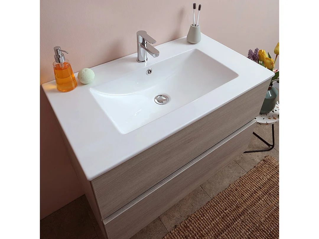 Modèle De Berlin Pour La Salle De Bain 80 Cm Avec Tiroir