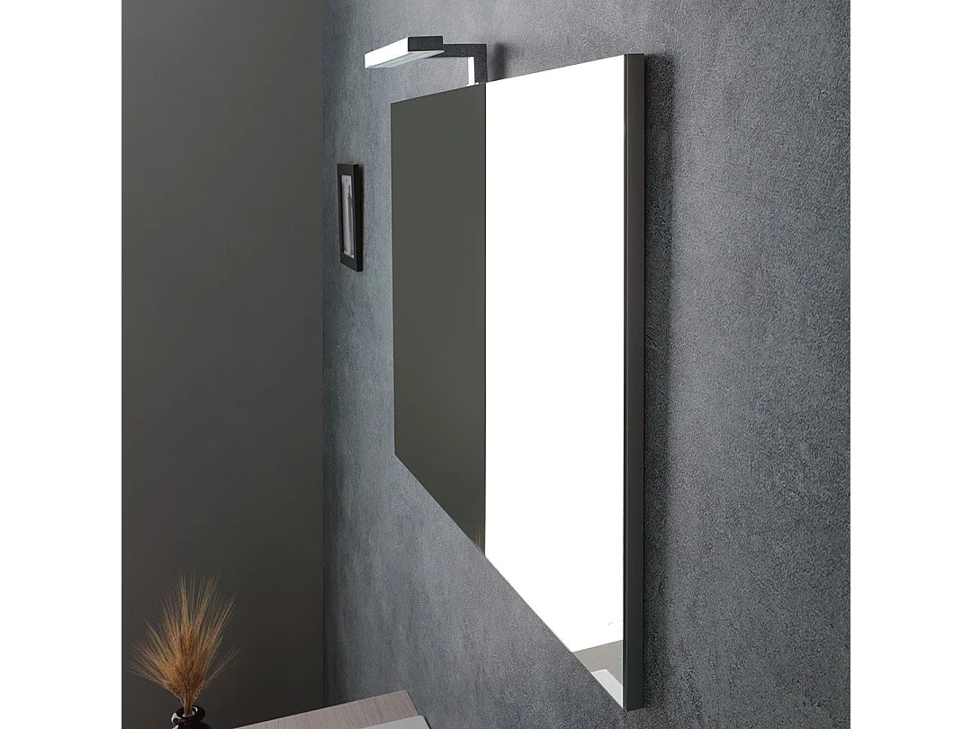 Armoire Murale 80Cm Chêne Gris Avec Lavabo Au Dessus | Lotto