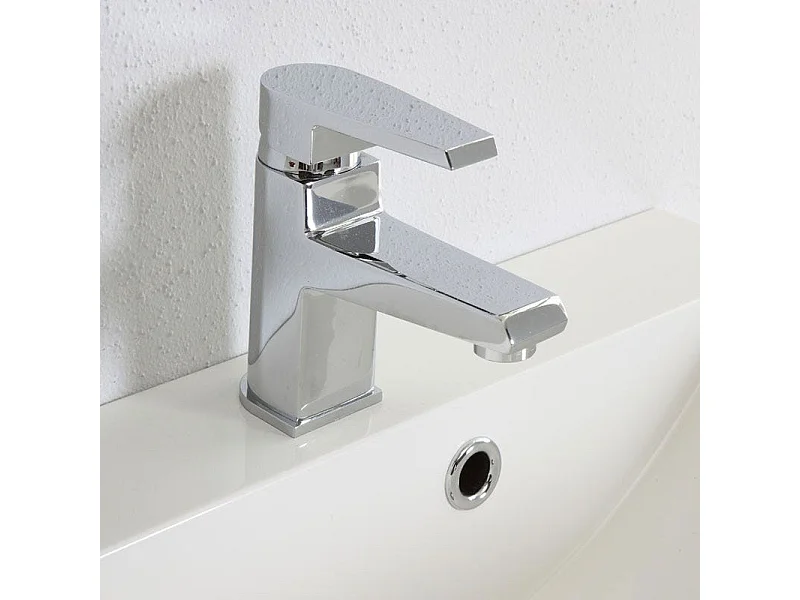 Meuble Gris Pour Salle De Bains De 90 Cm Charnières À Droite Avec Portes | Manhattan