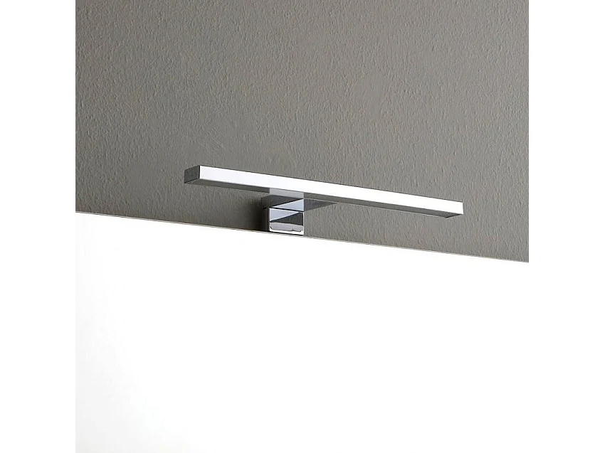 Meuble De Salle De Bains 60 Cm Suspendu Avec Deux Portes Gris | Manhattan