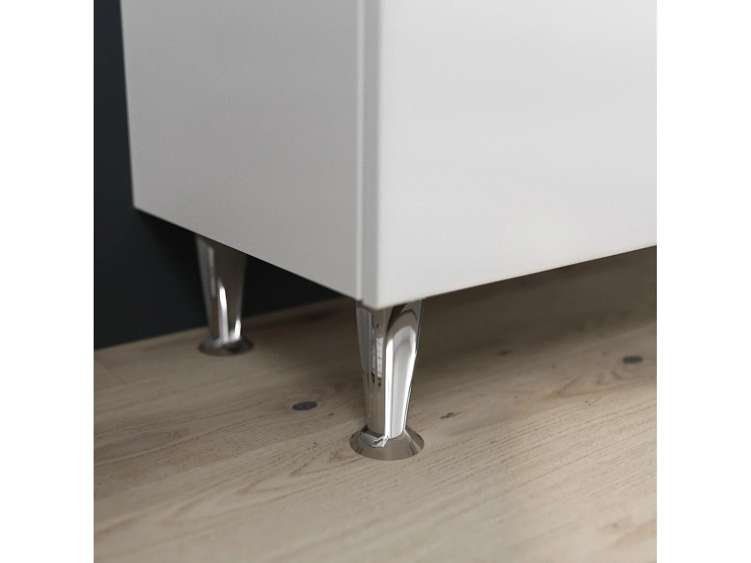 Meuble Salle De Bain 105 Cm Classique Avec Lavabo Et Miroir | Easy